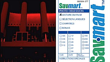 Menu 1 : PHOTO OBSESSION (ONE HOUR PHOTO)