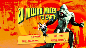 Menu 1 :  20 MILLION MILES TO EARTH (A DES MILLIONS DE KILOMETRES DE LA TERRE)