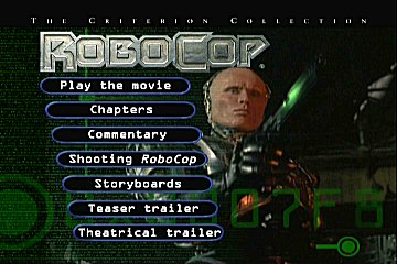 Menu 1 : ROBOCOP (CRITERION)