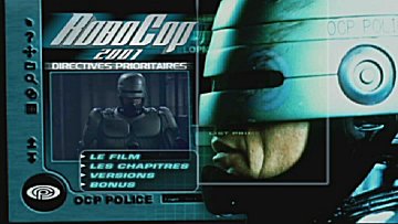 Menu 1 : ROBOCOP 2001 : DIRECTIVES PRIORITAIRES (ROBOCOP : PRIME DIRECTIVES - DARK JUSTICE)