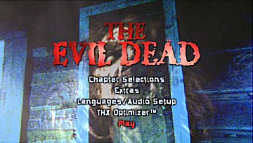 Menu 1 : EVIL DEAD (BOOK OF THE DEAD)