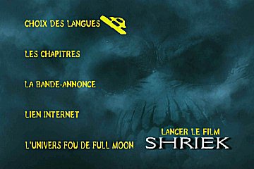 Menu 1 : SHRIEK (SHRIEKER)