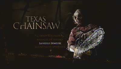 Menu 1 : TEXAS CHAINSAW 3D (BLU-RAY)