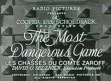 Header Critique : CHASSES DU COMTE ZAROFF, LES (THE MOST DANGEROUS GAME)