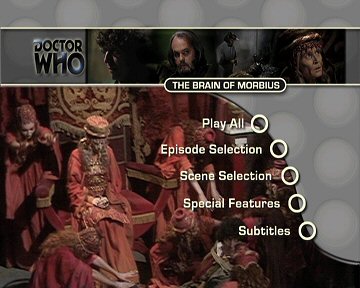 Menu 1 : DOCTOR WHO : THE BRAIN OF MORBIUS