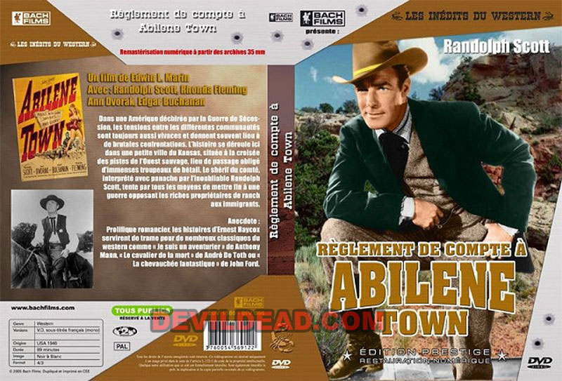ABILENE TOWN DVD Zone 2 (France) 