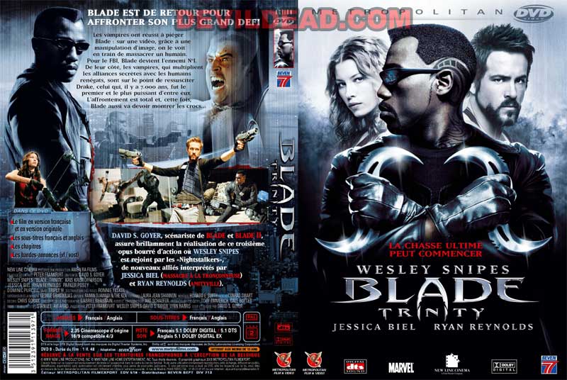 BLADE : TRINITY DVD Zone 2 (France) 