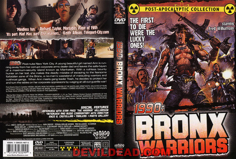 1990 I GUERRIERI DEL BRONX DVD Zone 1 (USA) 