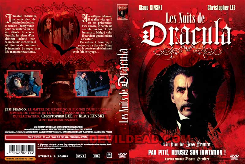 EL CONDE DRACULA DVD Zone 2 (France) 