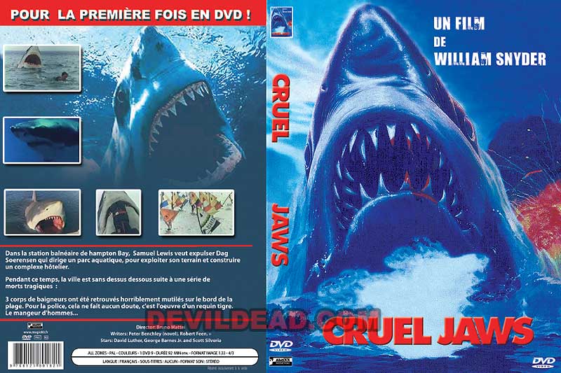 CRUEL JAWS DVD Zone 0 (France) 
