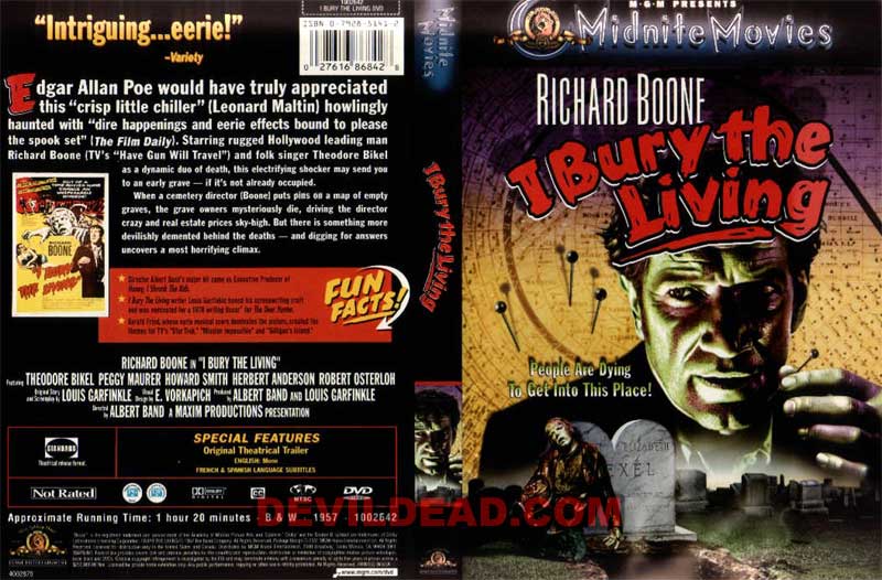 I BURY THE LIVING DVD Zone 1 (USA) 