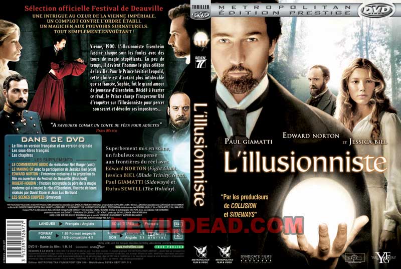 THE ILLUSIONIST DVD Zone 2 (France) 