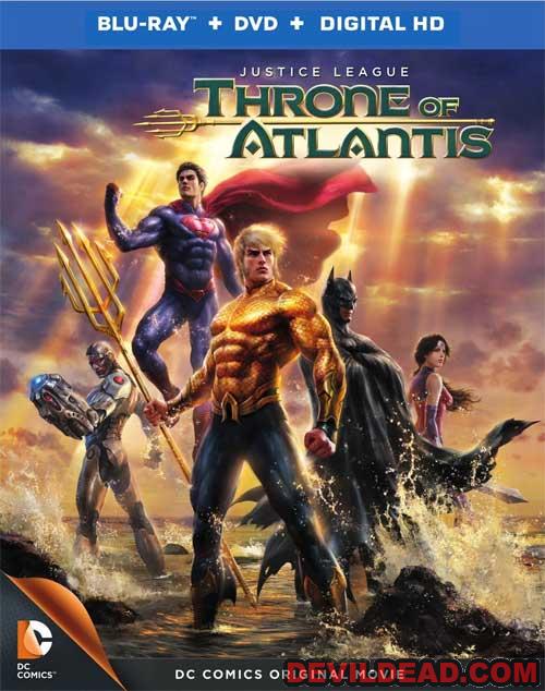 JUSTICE LEAGUE : THRONE OF ATLANTIS Blu-ray Zone A (USA) 