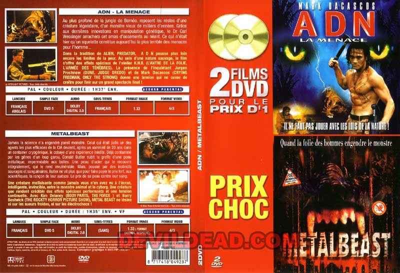 PROJECT : METALBEAST DVD Zone 2 (France) 
