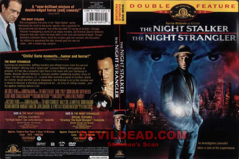 THE NIGHT STALKER DVD Zone 1 (USA) 