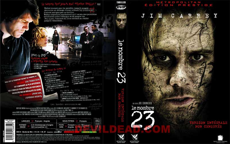 THE NUMBER 23 DVD Zone 2 (France) 