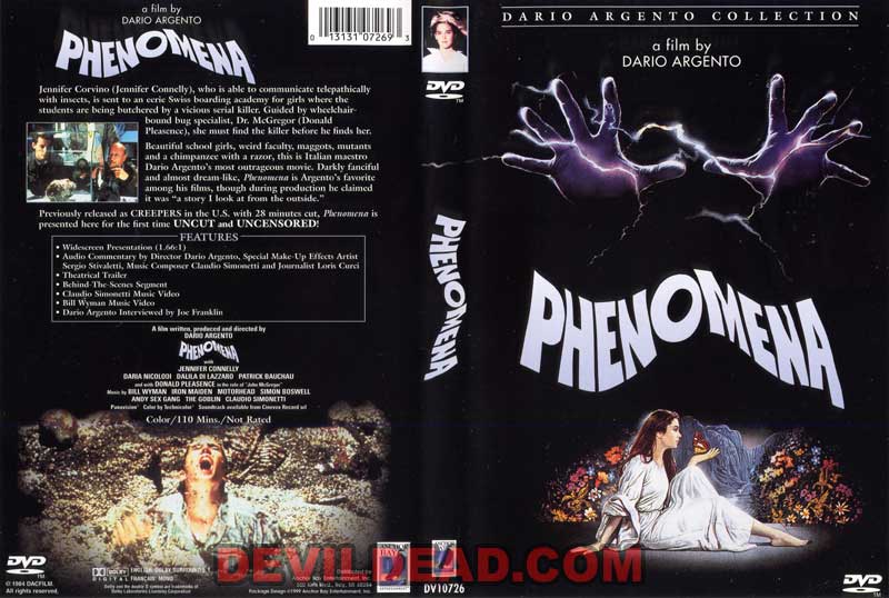 PHENOMENA DVD Zone 1 (USA) 