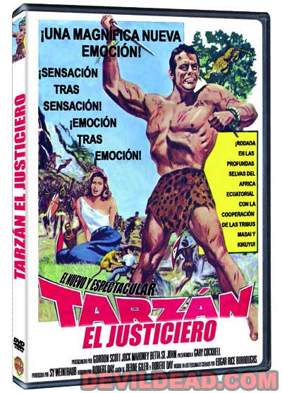 TARZAN THE MAGNIFICENT DVD Zone 2 (Espagne) 