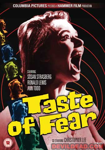 TASTE OF FEAR DVD Zone 2 (Angleterre) 