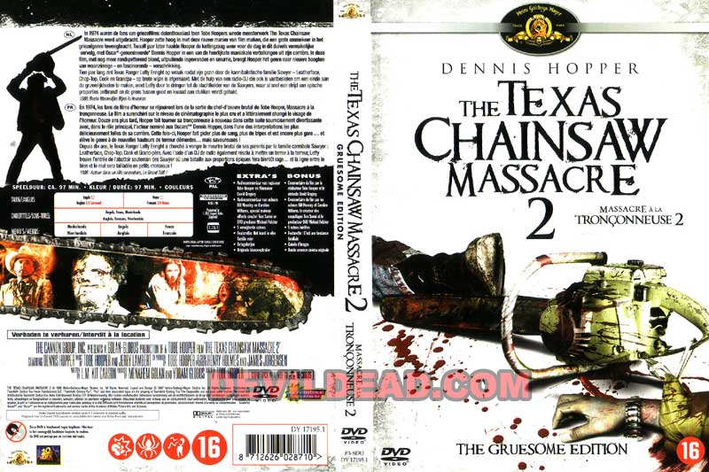TEXAS CHAINSAW MASSACRE PART 2 DVD Zone 2 (Belgique) 