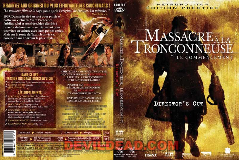 THE TEXAS CHAINSAW MASSACRE : THE BEGINNING DVD Zone 2 (France)