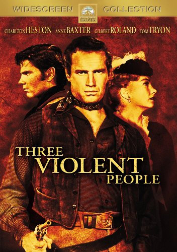 THREE VIOLENT PEOPLE DVD Zone 1 (USA) 