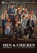 Men & chicken - Poster