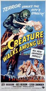 THE CREATURE WALKS AMONG US - Poster