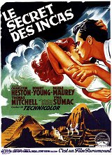 
                    Affiche de LE SECRET DES INCAS (1954)
