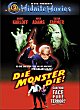 DIE, MONSTER, DIE ! DVD Zone 1 (USA) 